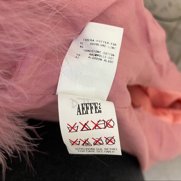 Moschino Cheap and Chic Pink Feather Jacket - Picture 14 of 14